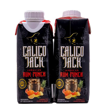 Calico Jack Fruit Blend Flavored Jamaican Rum Punch 6 Units / 250 ml - Sweet Jamaica Shopping